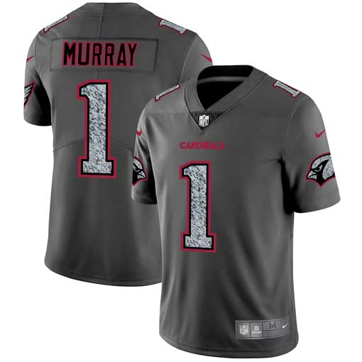 Men's Arizona Cardinals #1 Kyler Murray 2019 Gray Fashion Static Limited Stitched NFL Jersey